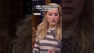 Amber Heards Experience Filming Suspended Science in Aquaman #trending #shorts #amberheard