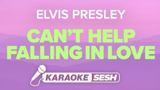 Elvis Presley - Can't Help Falling In Love (Karaoke)