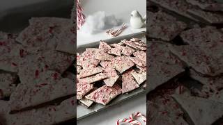 Peppermint Bark Recipe - Holiday Cookie 🍪🍫 Edition #chocolate #cooking #asmr #shorts