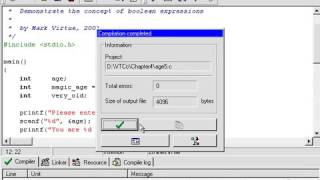 C Programming Tutorial 23 Boolean Expressions
