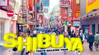 渋谷の街は朝から賑わっています【渋谷・Shibuya】Tokyo Walking Tour｜ ハチ公・スクランブル交差点｜JAPAN TRAVEL