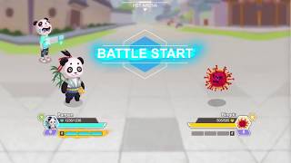 FunChinaWorld | Learn Chinese and fight the virus monster with a Panda pet.