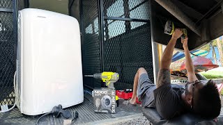 Installing Portable Air Conditioner on my Bus | NOCO GCP1 Plug | Ep. 006