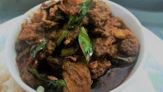 Traditional beef curry | സ്വാദിഷ്ടമായ തേങ്ങ വറുത്തരച്ച ഇറച്ചിക്കറി