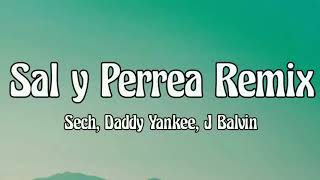 Sech, Daddy Yankee, J Balvin - Sal y Perrea Remix [letra lyrics