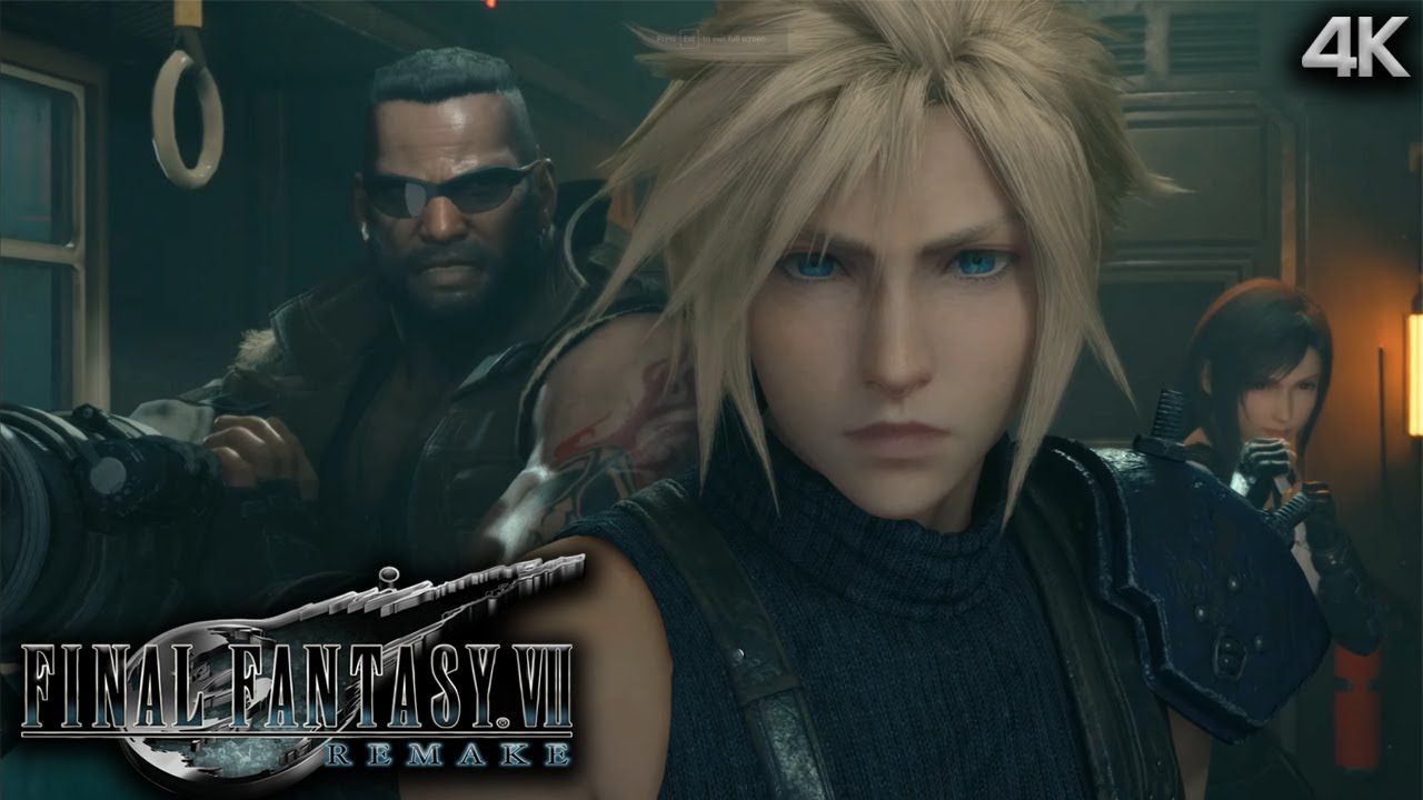 Final Fantasy 7 Remake Chapter 5 [Dogged Pursuit] PS5 4K - YouTube