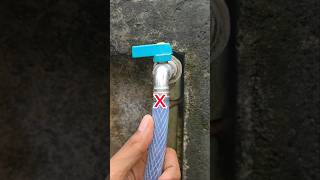 Ingenious idea of connecting hose to a larger tap #diy #tips #ideas