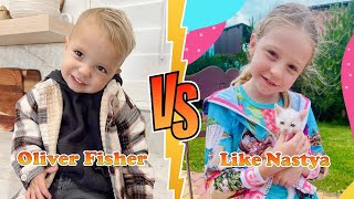 Like Nastya VS Oliver Fisher (The Fishfam) Transformation 👑 New Stars From Baby To 2023