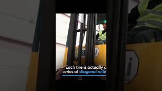 Special forklift mecanum wheels #shortsvideo #ytshorts