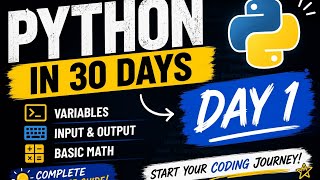 Python Roadmap Day 1 | First Steps in Coding