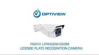 LPRHD2M-550M - 2 Megapixel HD License Plate Recognition Camera