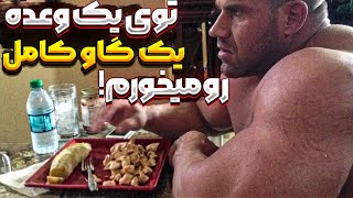 یک روز کامل با جی کاتلر برای مسترالمپیا روزی سه وعده غذا میخورم!