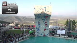 Round of 16 - Andrea Szekely VS Sasha DiGiulian - 2014 Clif Bar Psicobloc Masters