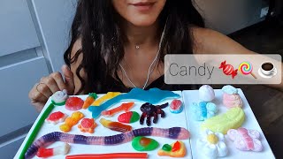 ASMR - Eating Candy Mukbang (Magic Candy) 🍭☕ ასმრ - გემრიელობები მეჯიქ ქენდიდან 🍬