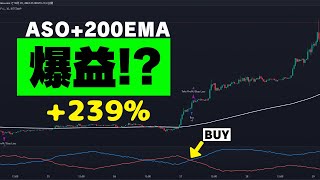 初心者必見！無料で使えるTradingViewインジケーター：ASOと200 EMAで簡単に利益を最大化!?