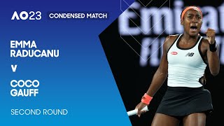 Emma Raducanu v Coco Gauff Condensed Match | Australian Open 2023 Second Round