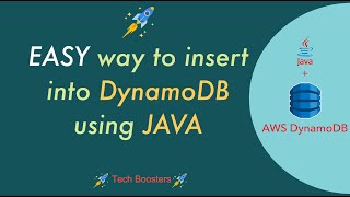 DynamoDB - Simple Java Demo to Insert an Item