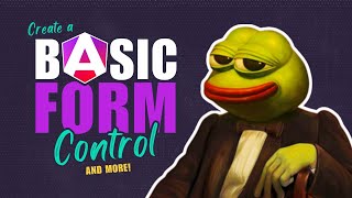 Add an Angular form control, do cool form stuff