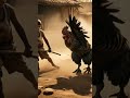 epic battle 😱 10 year old boy vs giant rooster 🐓🔥 intense village fight scene