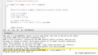 Learn Objective C Tutorial 1 5 Basic Variables pt2