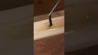 1 of several tips to make wood look old #furniture #shorts