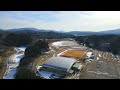 田村市運動公園と安達太良山　～　とてもきれいに見えます