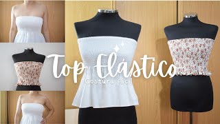 Cómo hacer un top elástico fácil y sencillo | DIY |