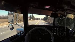 Peterbilt 379 Rolling Heavy Through Small Town Ontario