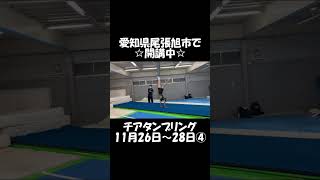 「チアタンブリング」2022年11月26日～28日④