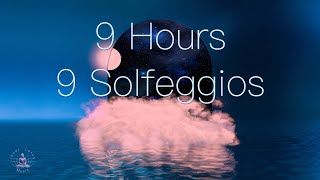 9 Hours Holistic Body & Mind Healing & Aura Cleanse | All 9 Solfeggio Frequencies | Sleep Meditation