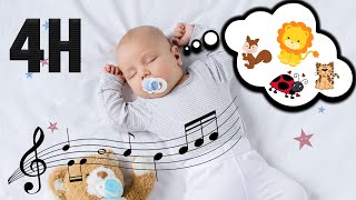 Música de Ninar para o bebê dormir | Sem intervalos publicitários | Com lindos desenhos de animais