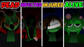 Incredibox Sprunki DEAD Versions Vs INFECTED Versions Vs INJURED Versions Vs ALIVE Versions