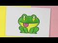 comment dessiner une grenouille kawaii 🐸 dessins faciles kawaii 🐸 comment dessiner des animaux