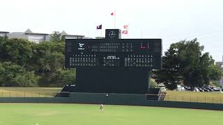 ２０１７秋季高校野球兵庫県大会３回戦　神港学園ｖｓ東洋大姫路　９回表　神港学園の攻撃