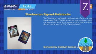 DB2024 - Giveaway for: Shadowrun Signed Rulebooks