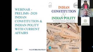 Prelims 2020- Indian Constitution & Indian Polity with Current Affairs