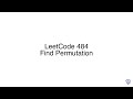 LeetCode 484: Find Permutation