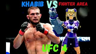 Khabib Nurmagomedov vs. Fighter Area EA Sports UFC 4 Epic (Street Fighter)