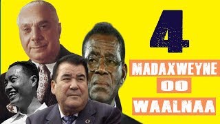 4 Madaxweyne oo waalnaa inta ay xilka hayeen | HD