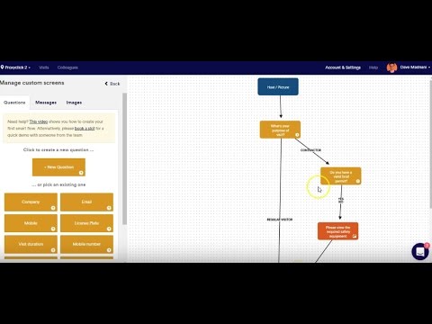 How To Create Custom Flows With Proxyclick Youtube