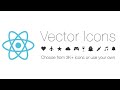 React Native Vector Icons 100% working