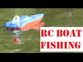 RC Boat Fishing for Catfish, Bluegill, and other Bait Fish