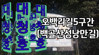 대청호오백리길5구간(백골산성낭만길)