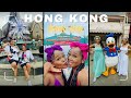 Travel Vlog | 2Days at Disney Land Hong Kong | Upgrade on Cathay Pacific |Centtwinz Travel