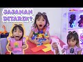 GAMES TARIK JAJANAN!! LEIKA SAMBIL PAKE SEPATU RODA