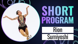 Rion SUMIYOSHI (JPN) | Women Short Program | Grand Prix Espoo 2023 | #GPFigure