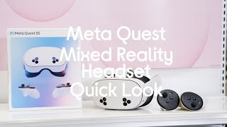 Meta Quest 3S 128GB Mixed Reality Headset and Controllers- Quick Look