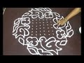 easy rangoli art designs with simple kolam rangavalli by sunitha 16x6 to6 dots 424