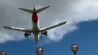 Embraer e190AR landing and ypad/adelaide