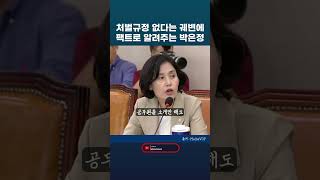 처벌 규정이 없다구요? 알려드리죠. 공무원 소개만 해도 처벌된 사례도 있다. 보훈 사무관 소개는 알선수재, 변호사법 위반 해당.  조국혁신당 박은정 의원 #박은정 #장동혁 #김건희